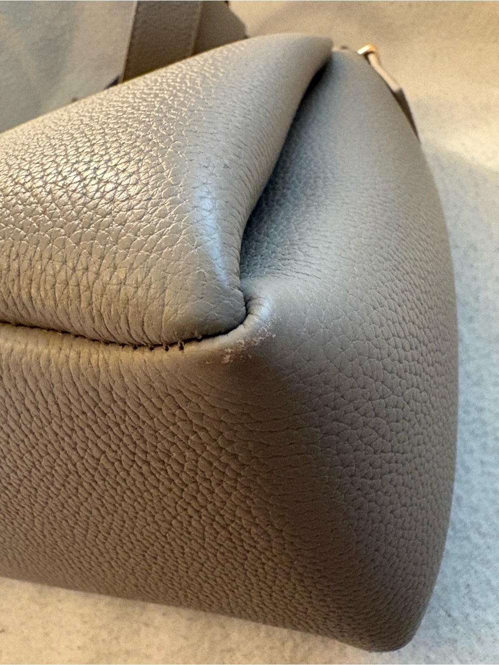 Polène Taupe Umi Bag with Gold Hardware - Picture 11 of 12